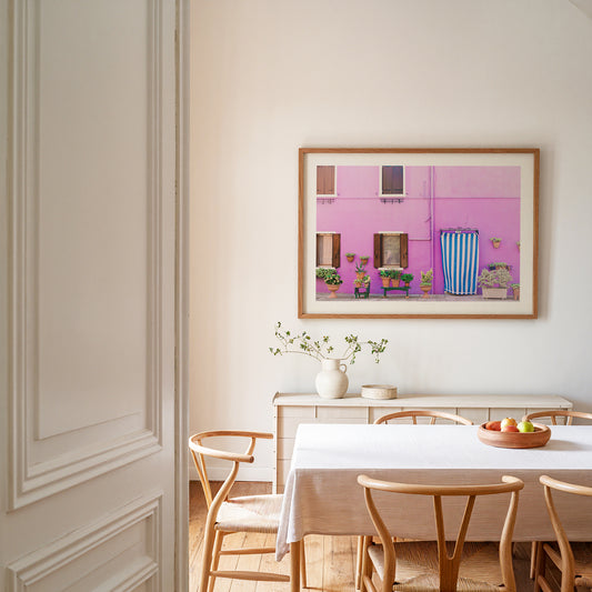 Purple and Blue - Burano, Italy