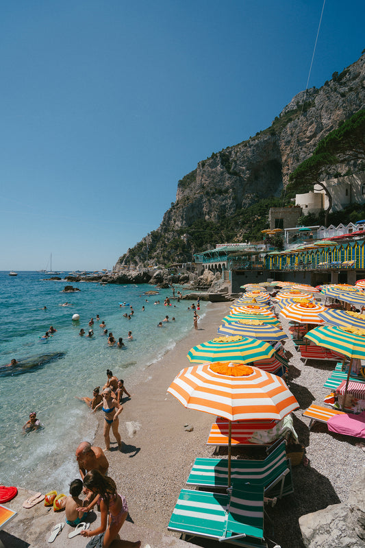 Under the Umbrellas - Capri, Italy