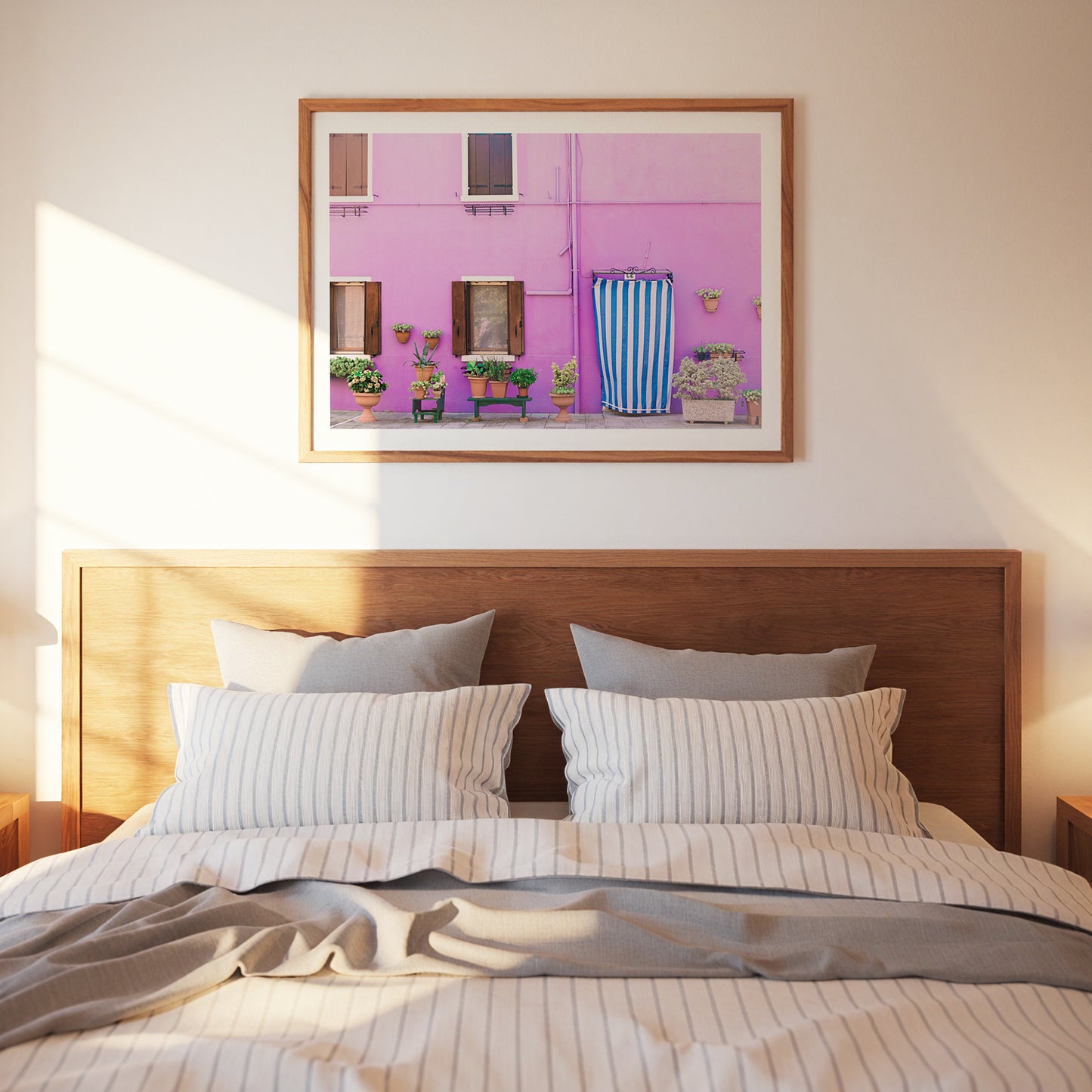 Purple and Blue - Burano, Italy