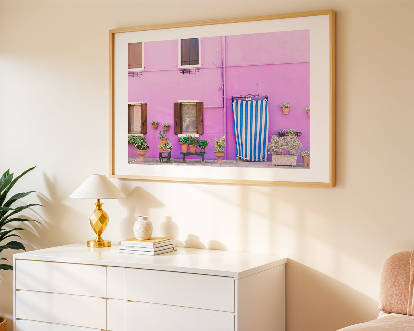 Purple and Blue - Burano, Italy