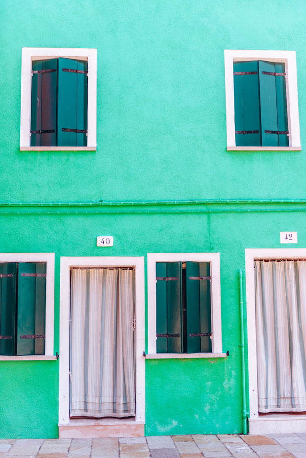 Choc Mint Green - Burano, Italy