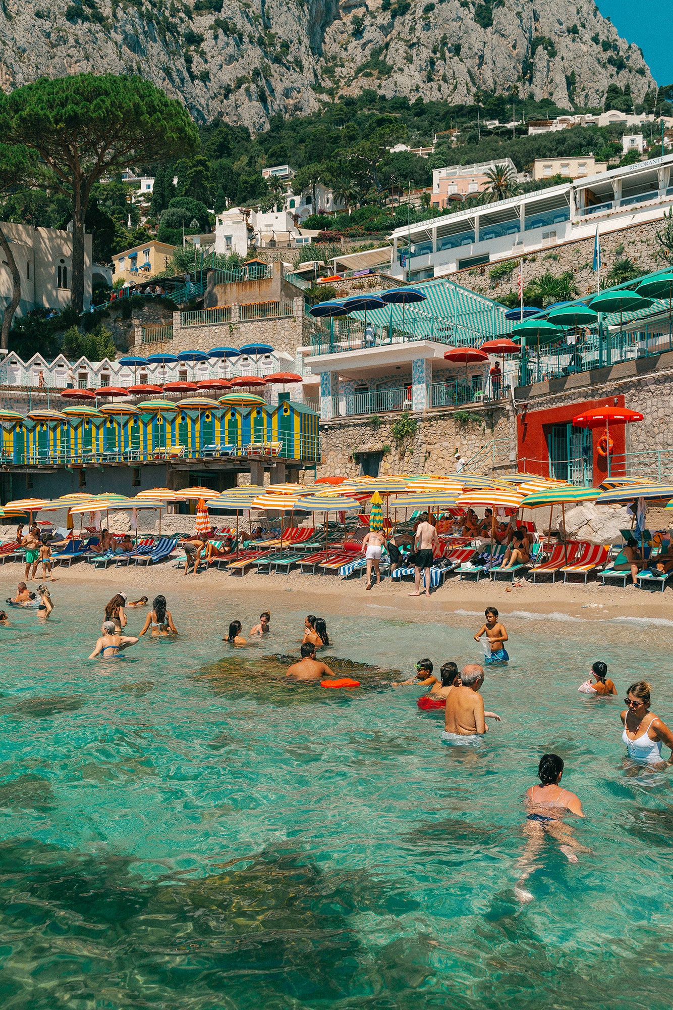 The view from the Daybed - Capri, Italy
