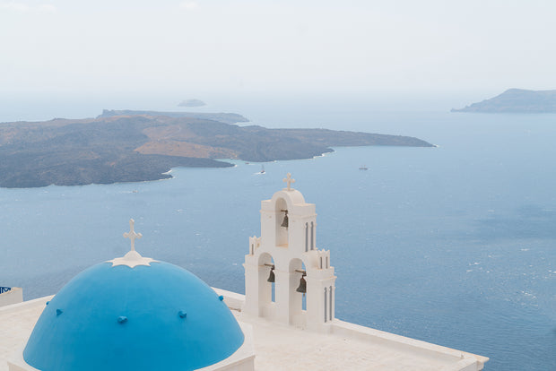 Three Bells of Fira - Santorini, Greece