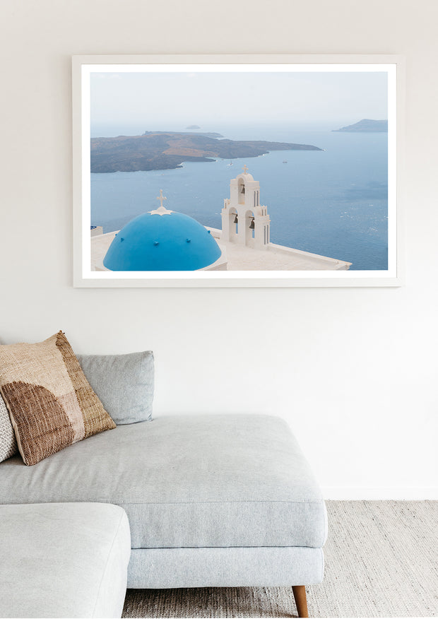 Three Bells of Fira - Santorini, Greece