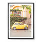 Yellow Fiat - Positano, Italy