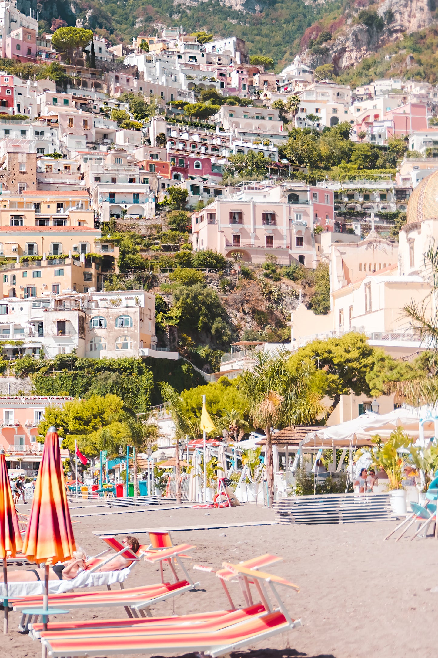 Positano Beach Triptych