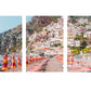 Positano Beach Triptych