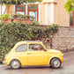 Yellow Fiat - Positano, Italy