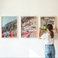 Positano Beach Triptych