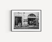 The Pizzeria in Vintage Black & White - Rome, Italy