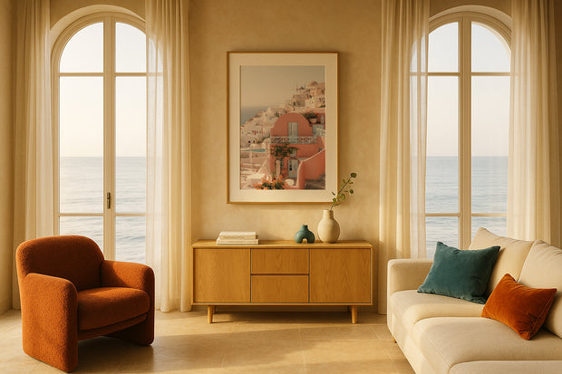 Sunlit Kastro House - Santorini, Greece