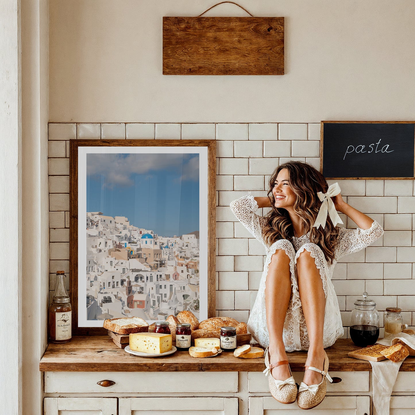 Oia Layers of White - Santorini, Greece